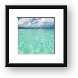 Beautiful Turquoise Waters, Salomon Bay Framed Print