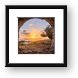 Sunset from Peace Hill Ruins Framed Print