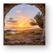 Sunset from Peace Hill Ruins Metal Print