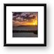 Sunset over St. Thomas Framed Print