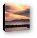 Sunset Over St. John and St. Thomas Panoramic Canvas Print