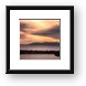 Sunset Over St. John and St. Thomas Panoramic Framed Print
