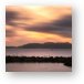 Sunset Over St. John and St. Thomas Panoramic Metal Print