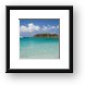 Sailing past Cinnamon Cay Framed Print