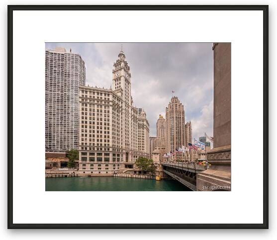 Wrigley Building Chicago Framed Fine Art Print