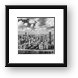 Near North Side and Gold Coast Black and White Framed Print
