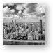 Near North Side and Gold Coast Black and White Metal Print