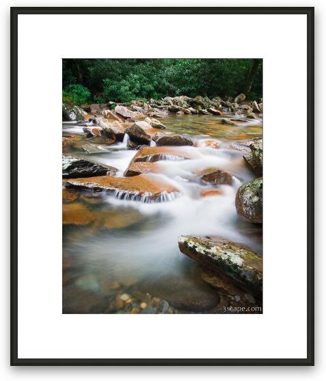 Smokey Mountain Creek Framed Fine Art Print