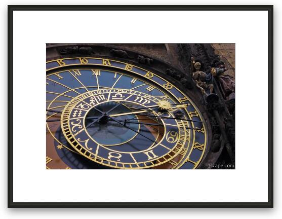 Prague Orloj - Astronomical Clock Framed Fine Art Print