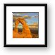 Delicate Arch at Sunset Framed Print