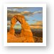 Delicate Arch at Sunset Art Print