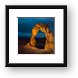 Delicate Arch at Night Framed Print