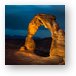 Delicate Arch at Night Metal Print