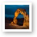 Delicate Arch at Night Art Print