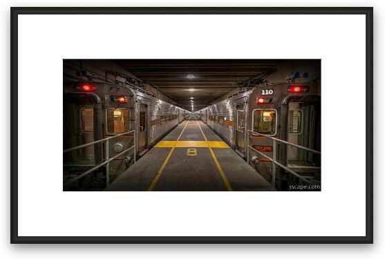 Platform Eight at Union Station Framed Fine Art Print