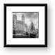 Wrigley Building Chicago Black and White Framed Print