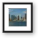 San Diego Skyline Daytime Panoramic Framed Print
