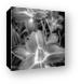 Day Lilies in Black and White Canvas Print