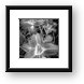 Day Lilies in Black and White Framed Print