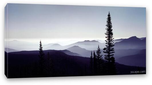 Colorado Mountain Mist Fine Art Canvas Print