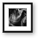 Antelope Canyon Waves Black and White Framed Print