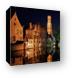 Belfry Reflecting in the River Dijver Canvas Print