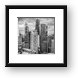 Streeterville From Above Black and White Framed Print