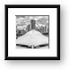 Chicago Skyline from Navy Pier Black and White Framed Print