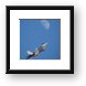 F-22 Raptor and Moon Framed Print