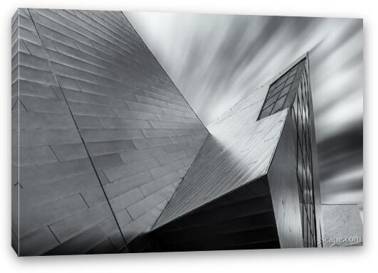 Contemporary Architecture of the Shops at Crystals, Aria, Las Vegas Fine Art Canvas Print