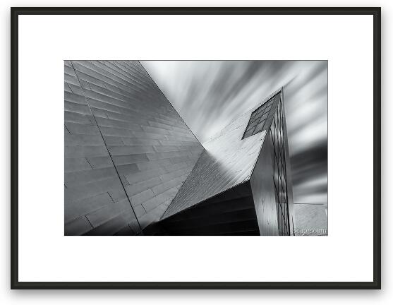 Contemporary Architecture of the Shops at Crystals, Aria, Las Vegas Framed Fine Art Print