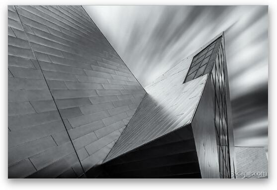 Contemporary Architecture of the Shops at Crystals, Aria, Las Vegas Fine Art Metal Print