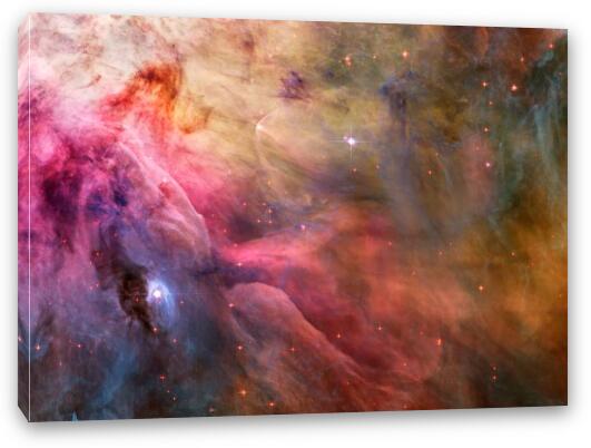 LL Ori and the Orion Nebula Fine Art Canvas Print