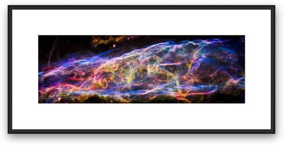 Revisiting the Veil Nebula Framed Fine Art Print