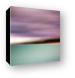 Turquiose Waters Blurred Abstract Canvas Print