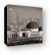 Griffith Observatory Black and White Canvas Print