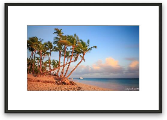 Dawn in Punta Cana Framed Fine Art Print
