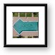 Bonnie's Arch Condo Pool Framed Print