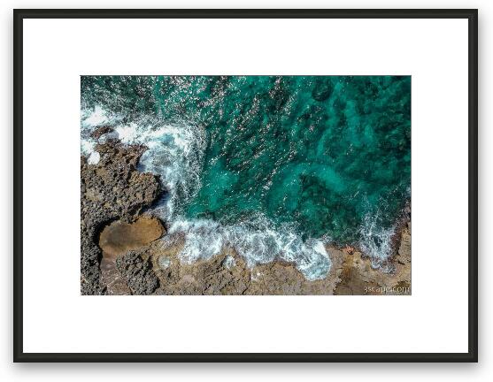 Bonnie's Arch Shoreline Framed Fine Art Print