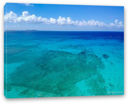 Cemetery Beach Reef Fine Art Canvas Print