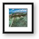 Rum Point Beach Panoramic Framed Print