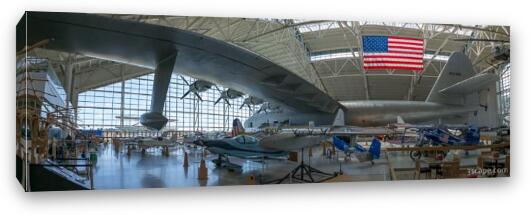 HK-1 (H-4) Spruce Goose The Hughes Flying Boat Panorama Fine Art Canvas Print