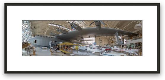 Hughes H-4 Hercules (Spruce Goose) Panoramic Framed Fine Art Print