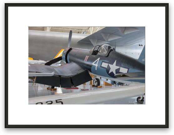 Vought F4U Corsair Framed Fine Art Print