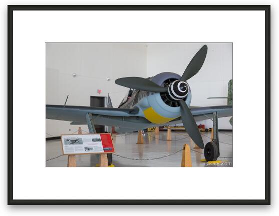 Focke Wulf Fw-190A-7 Wurger (Replica) Framed Fine Art Print