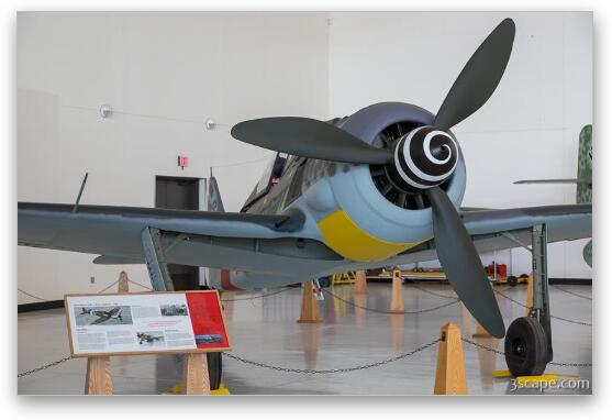 Focke Wulf Fw-190A-7 Wurger (Replica) Fine Art Metal Print