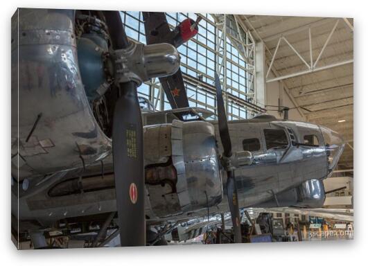 Boeing B-17 Flying Fortress Fine Art Canvas Print