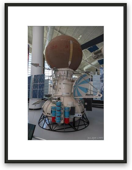 Soviet Vega Spacecraft Framed Fine Art Print
