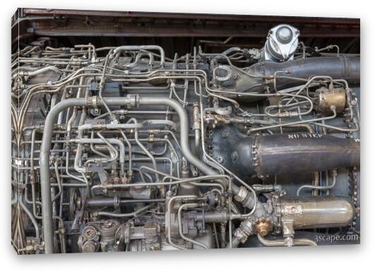 Pratt & Whitney J58/JT11D-20K Engine Detail Fine Art Canvas Print