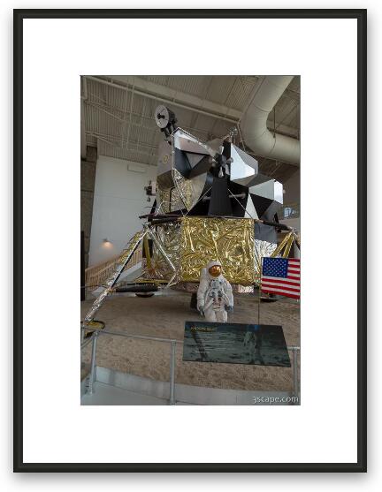 Apollo Lunar Lander replica Framed Fine Art Print